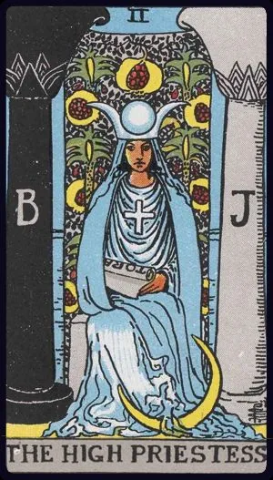 The High Priestess tarot card