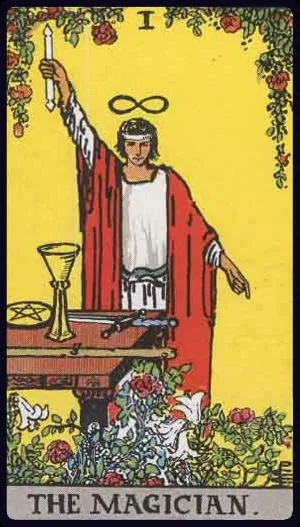The Magician tarot card
