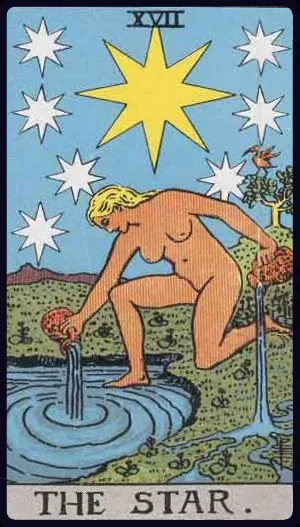 The Star tarot card